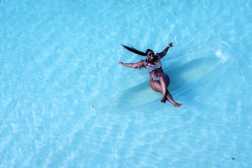 Clear Kayak Drone Photoshoot