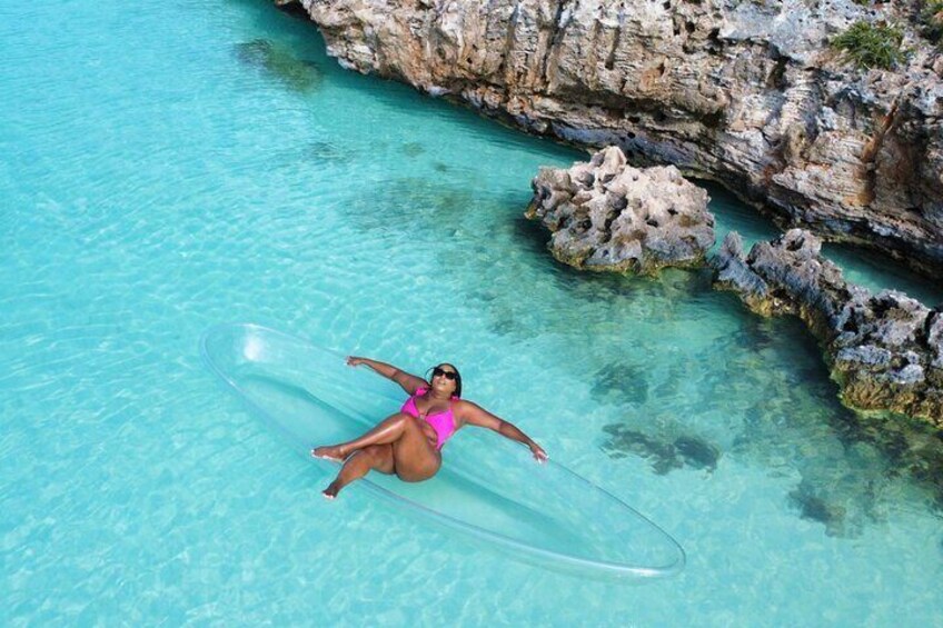 Clear Kayak Drone Photoshoot