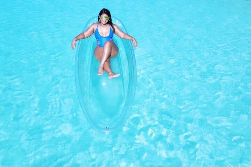 Clear Kayak Drone Photoshoot
