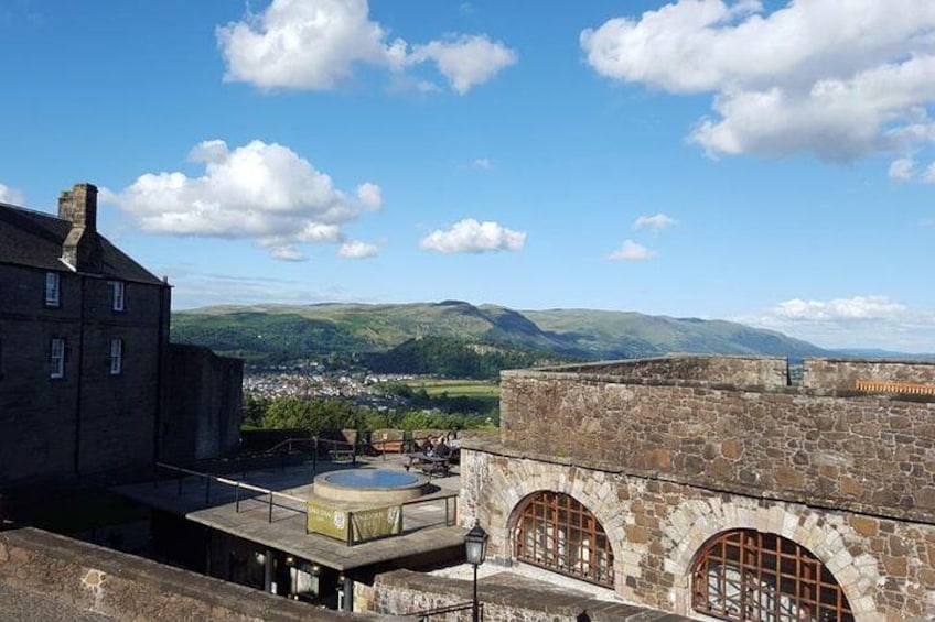The view from Stirling Castle