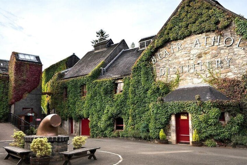 Stunning Blair Athol Distillery - nestled in the heart of Pitlochry.