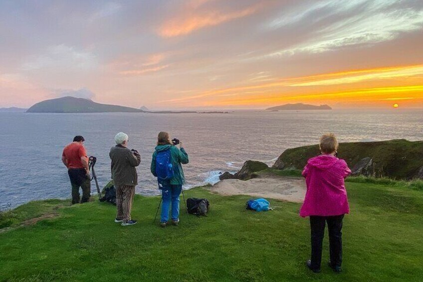 Capturing the Blasket Islands at Sunset 