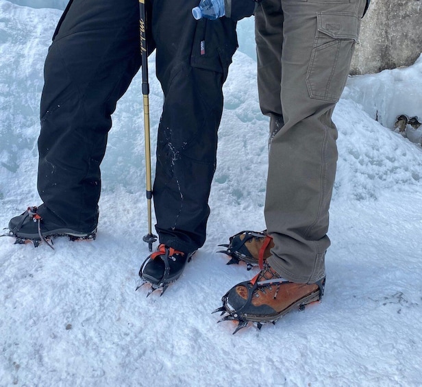 Picture 5 for Activity Banff: NEW Wild Ice Walking Adventures - Ice Cleat Included