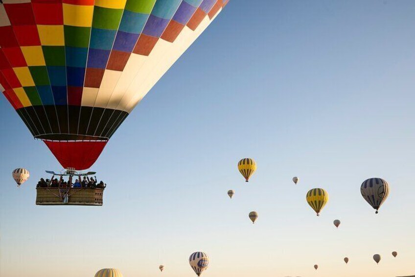 One Hour Cappadocia Hot Air Balloon Tour on Fairy Chimneys