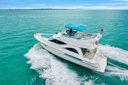 50ft Miller Blue | Miami Yacht Rental | 3 to 6 Hours | 13 Ppl