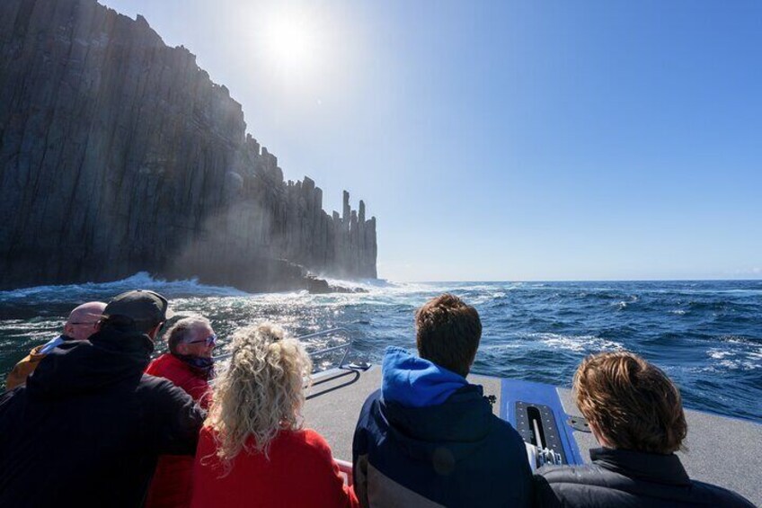 Cruising around Cape Raoul