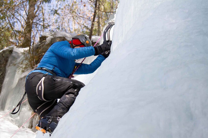 Ice Climbing, Try it @ Haliburton Forest & Wild Life Reserve