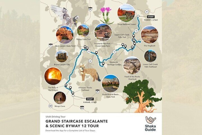 Grand Staircase Escalante and Scenic Byway 12 Audio Tour Guide