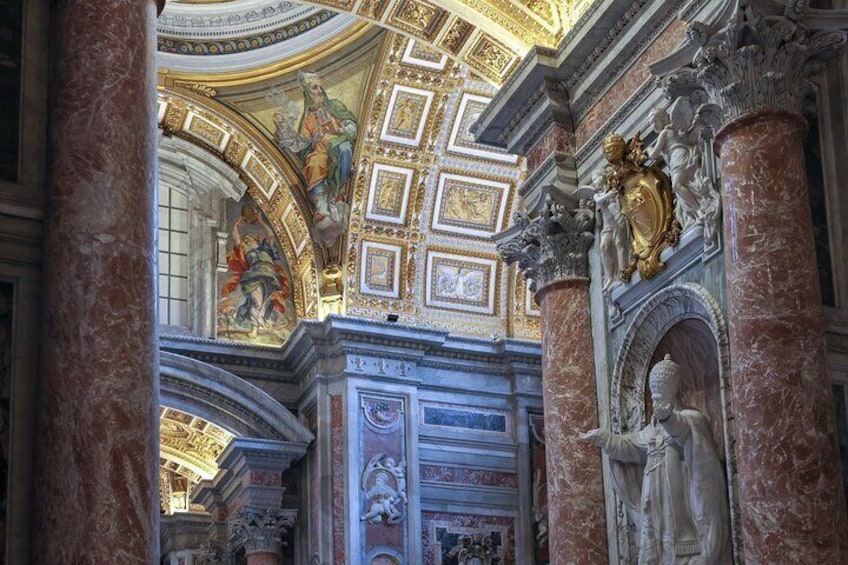 Rome St. Peter's Basilica, Grottoes and Square Guided Tour