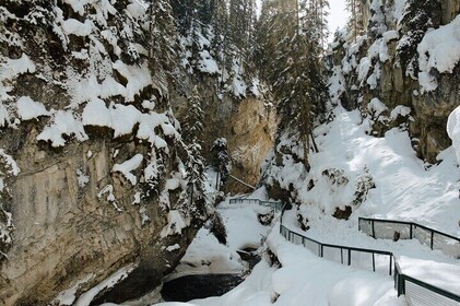 Lake Louise and Johnston Canyon Winter Tour