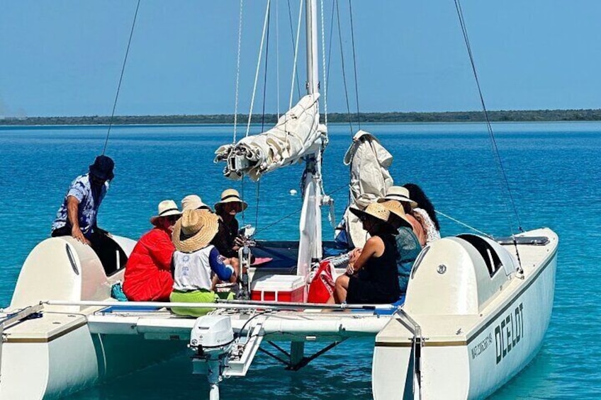 Catamaran Sailboat Bacalar Excursions 