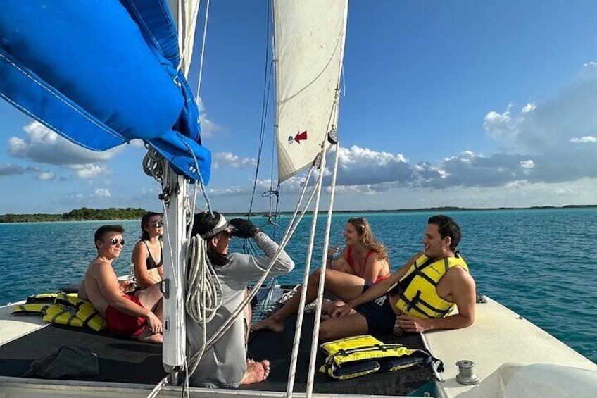 Catamaran Sailboat Bacalar Excursions 