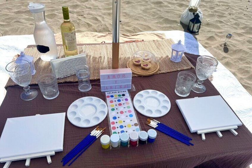 Paint and Sip on Tamarindo's Beach