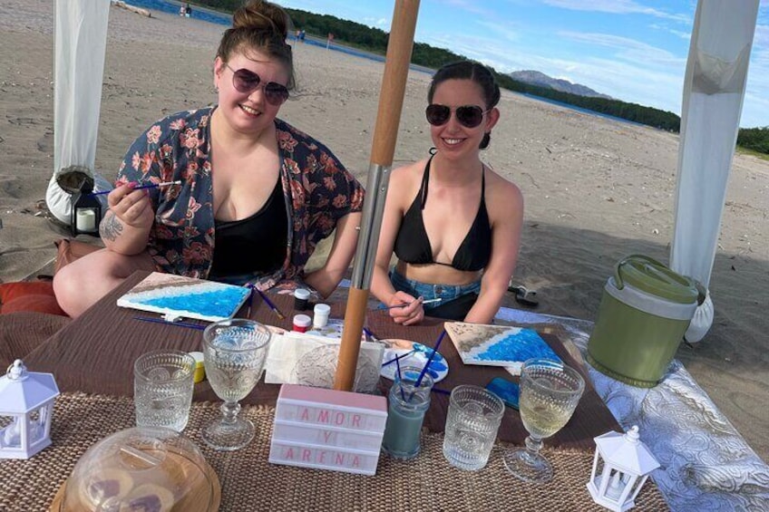 Paint and Sip on Tamarindo's Beach