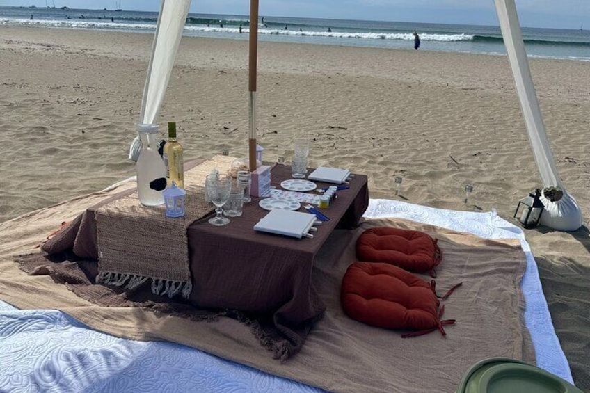 Paint and Sip on Tamarindo's Beach