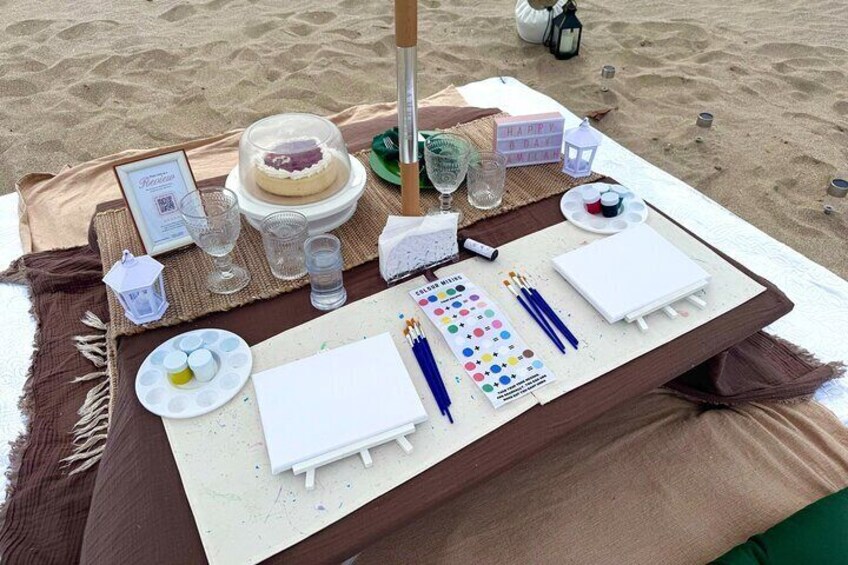 Paint and Sip on Tamarindo's Beach