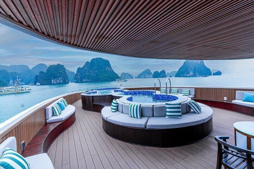 Exclusive Halong Bay Day Tour: Symphony Cruise with Halong Pickup