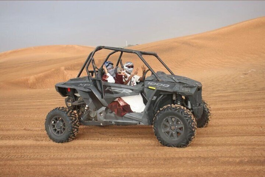 Private Morning Desert Safari with Quad Bike and Dune Buggy Ride