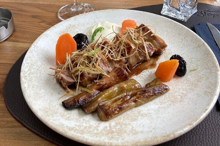 Six course dinner & Macedonian wine pairing in the Skopje center