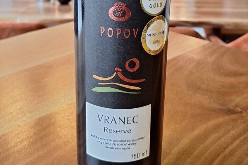 Popov Winery Vranec Reserve 2019