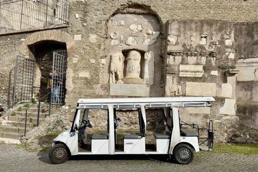 Appian Way and Catacombs Private Golf Cart Tour in Rome