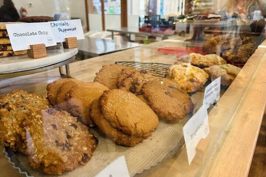 Freshly baked cookies
