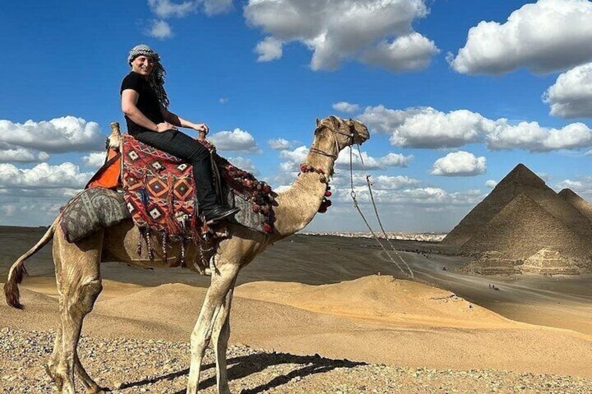 Giza Pyramids and Sphinx with Interior Access to Great Pyramid 