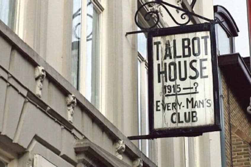 The Famous sign . Talbot House was a spiritual refuge for many Great War Soldiers. The house is preserved in all its glory.