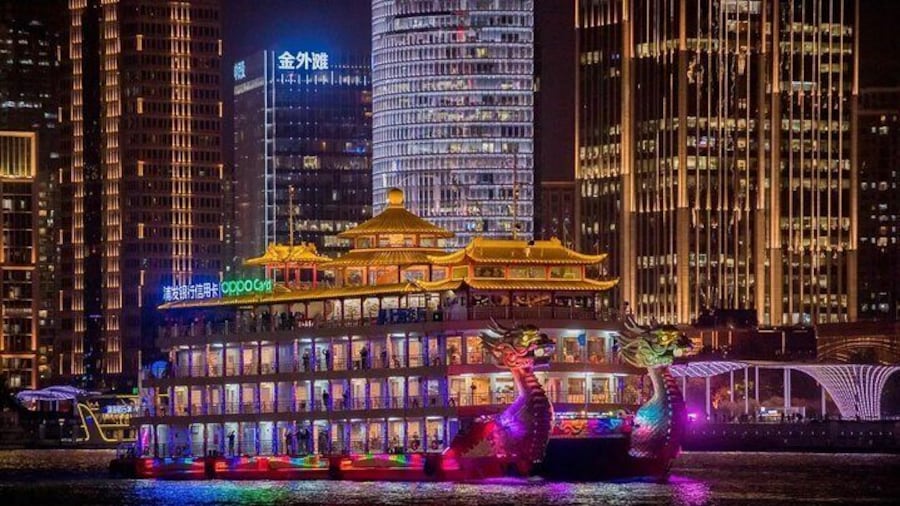 Cruise Ticket with dinner of Huangpu River Dragon Cruise