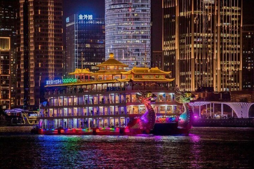 Cruise Ticket with dinner of Huangpu River Dragon Cruise