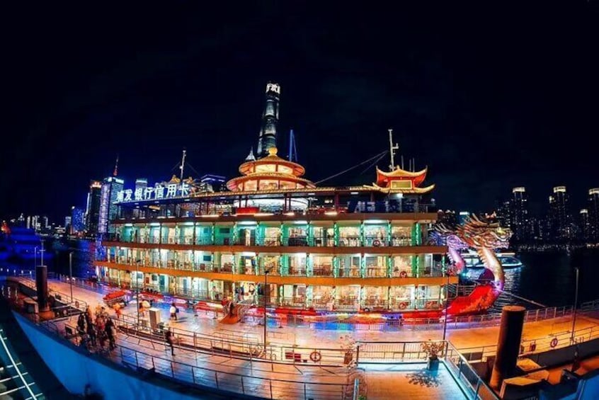 Cruise Ticket with dinner of Huangpu River Dragon Cruise