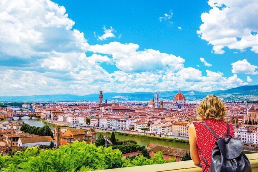 Florence Panoramic tour of the center and Piazzale Michelangelo