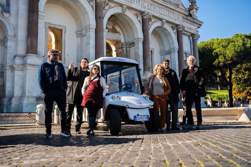 Food Tour of Rome in Golf Cart