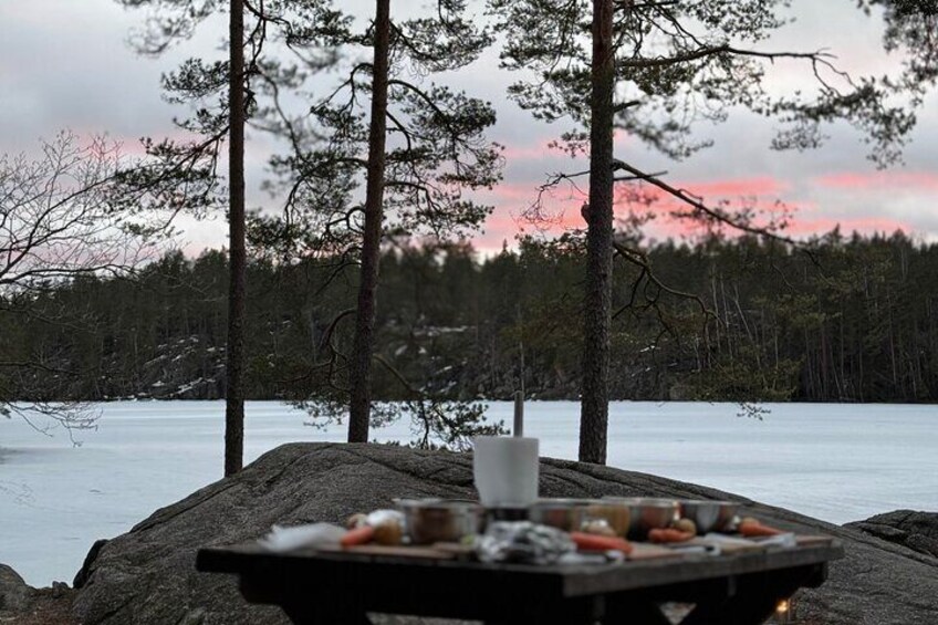 Learn How to Cook Salmon Soup in the Magical Finnish Forest