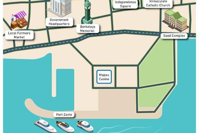 Downtown Basseterre Scavenger Hunt Race