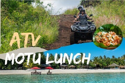 Full Day Combo Bora Bora quad bike Tour & Motu Pass with Buffet