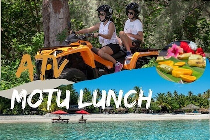 Full Day Combo Bora Bora quad bike Tour & Motu Pass with Buffet