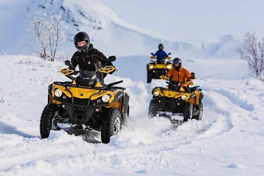 ATV and Sky Lagoon Tour from Iceland