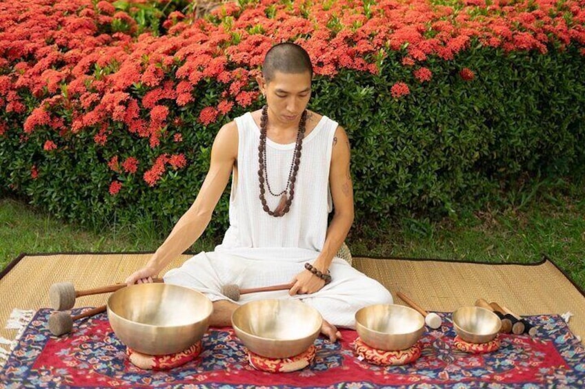 1 Hour 30 Mins Private Tibetan Bowls Sound Massage in Koh Samui