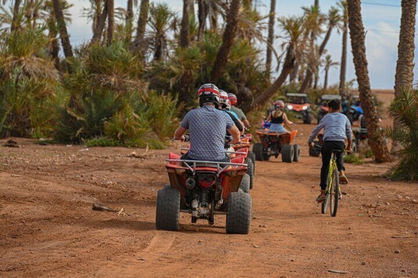 Quad trekking in the Ouarzazate desert with Tea