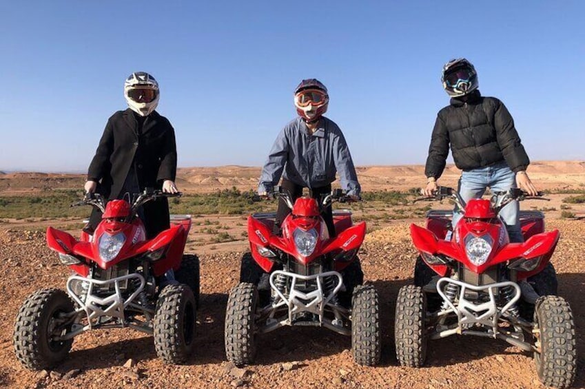 Quad ride in Ait Ben Haddou: Between Desert and Kasbahs