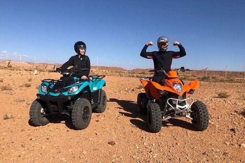 Quad ride in Ait Ben Haddou: Between Desert and Kasbahs