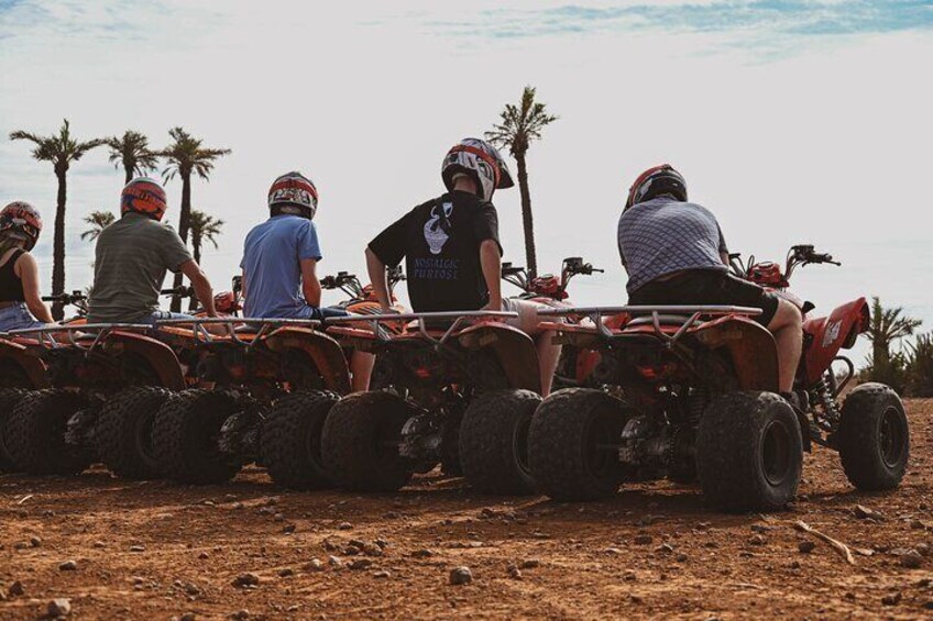Quad trekking in the Ouarzazate desert with Tea