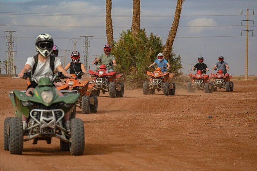 Quad trekking in the Ouarzazate desert with Tea