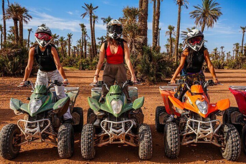 Quad trekking in the Ouarzazate desert with Tea