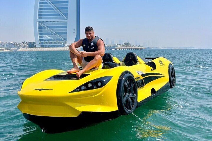 Dubai Luxury Jetcar 30MIN Burj Al Arab free snacks 