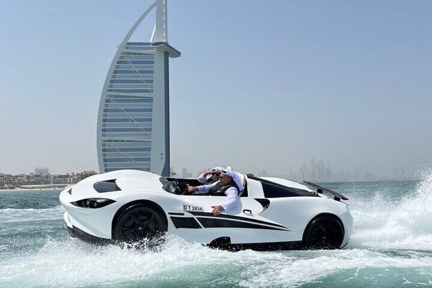 Dubai Luxury Jetcar 30MIN Burj Al Arab free snacks 