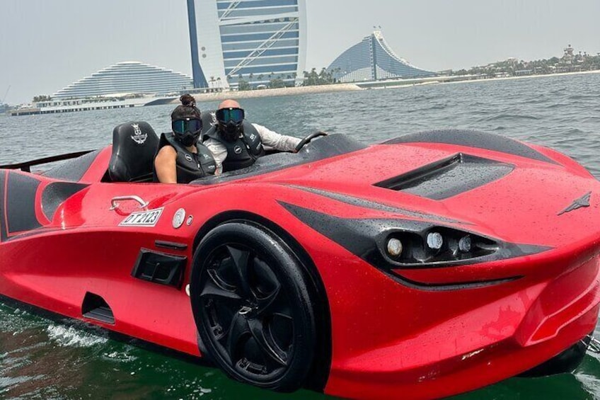 Dubai Luxury Jetcar 30MIN Burj Al Arab free snacks