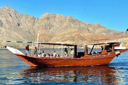 Half Day Dhow Cruise to Musandam Fjords with Swimming & Dolphins