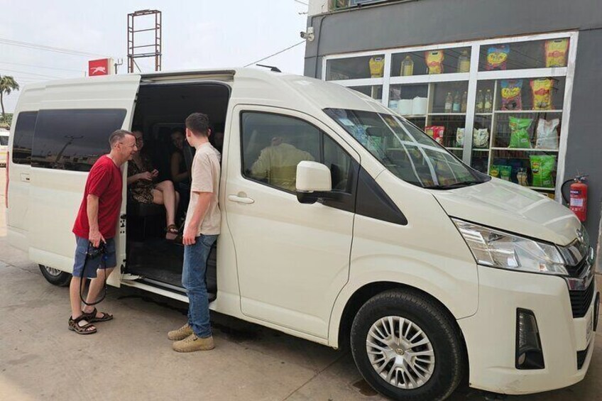 we have clean strong buses and experienced drivers..